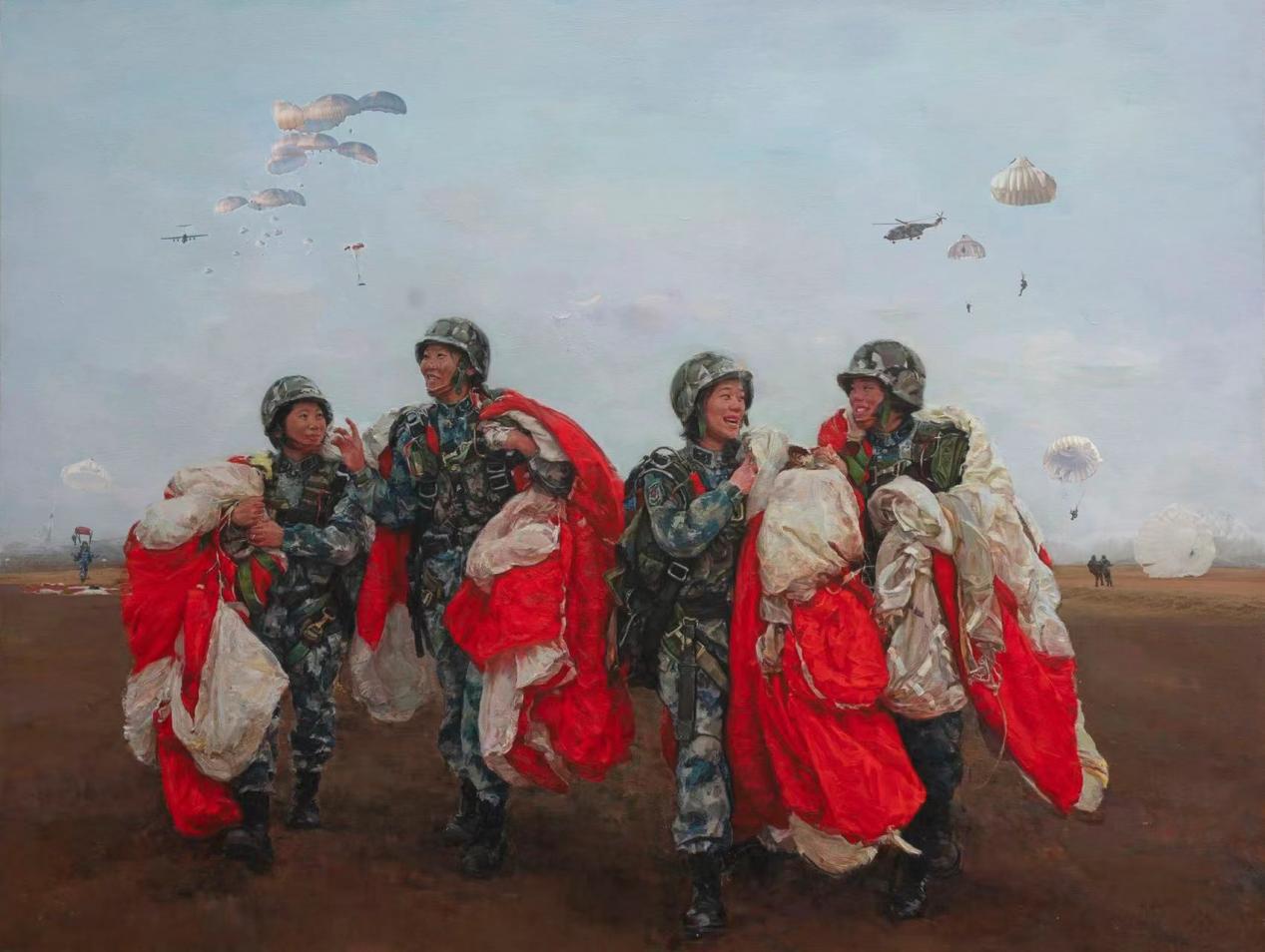 26朱泳思《向天而歌》，150x200cm，布面油畫，2022年
